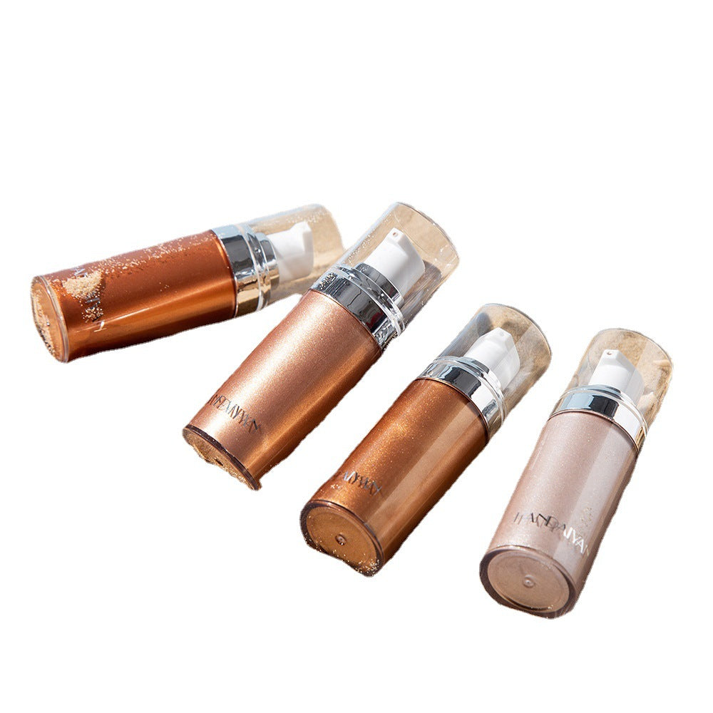 Cross-border body face lift cream HANDAIYAN beach facial liquid lotion full body brightening fine shiny skin highlight oil