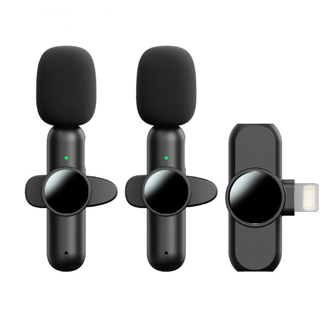 K1 wireless lavalier microphone mobile live streaming equipment New collar clip wireless mini microphone outdoor live broadcast