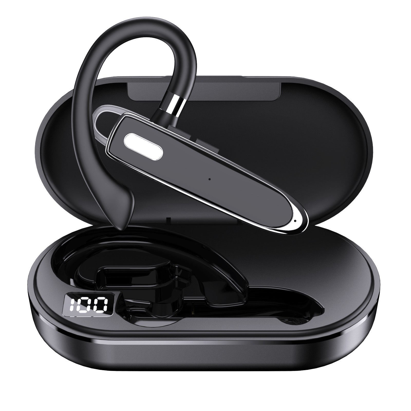 Wireless Bluetooth headset business ear-mounted monitor ultra-long life battery large power sports cross-border hot waterproof and noise reduction