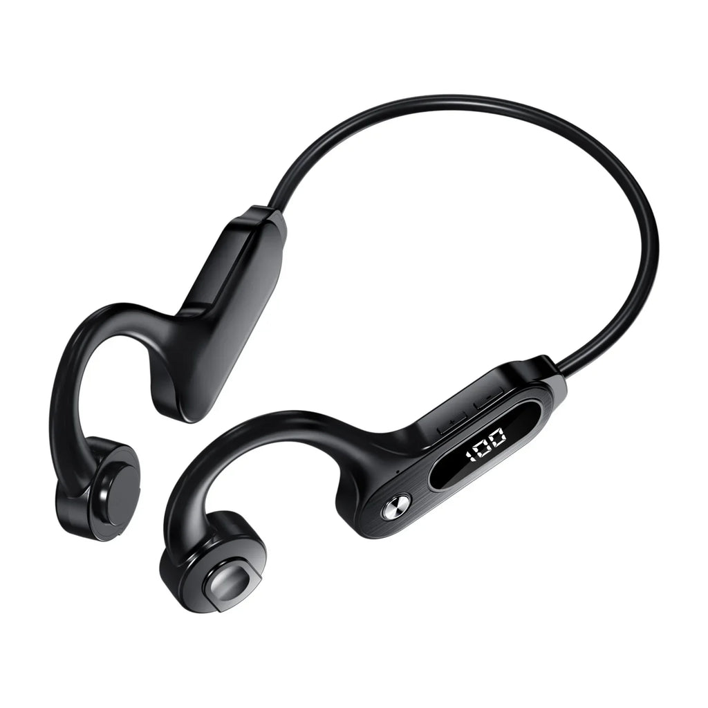 V30 wireless Bluetooth headset ear hook sports waterproof sweat-proof power display ultra-long standby for Apple Android