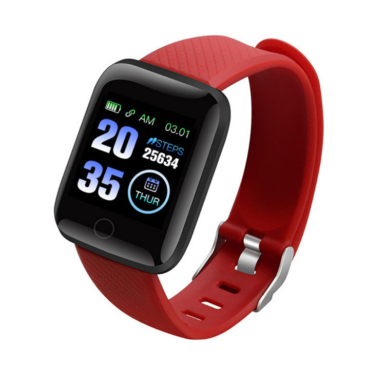 116plus smart bracelet D13 sleep pedometer heart rate blood pressure blood oxygen monitoring sports bracelet factory direct sales