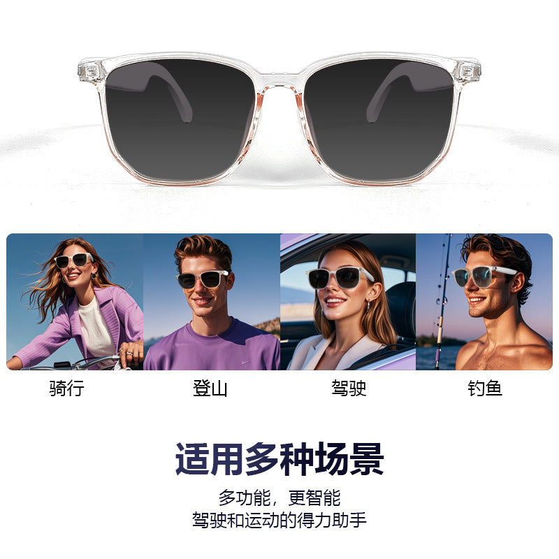 Smart Bluetooth Sunglasses – Polarised, Anti-Blue Light & Replaceable Lenses