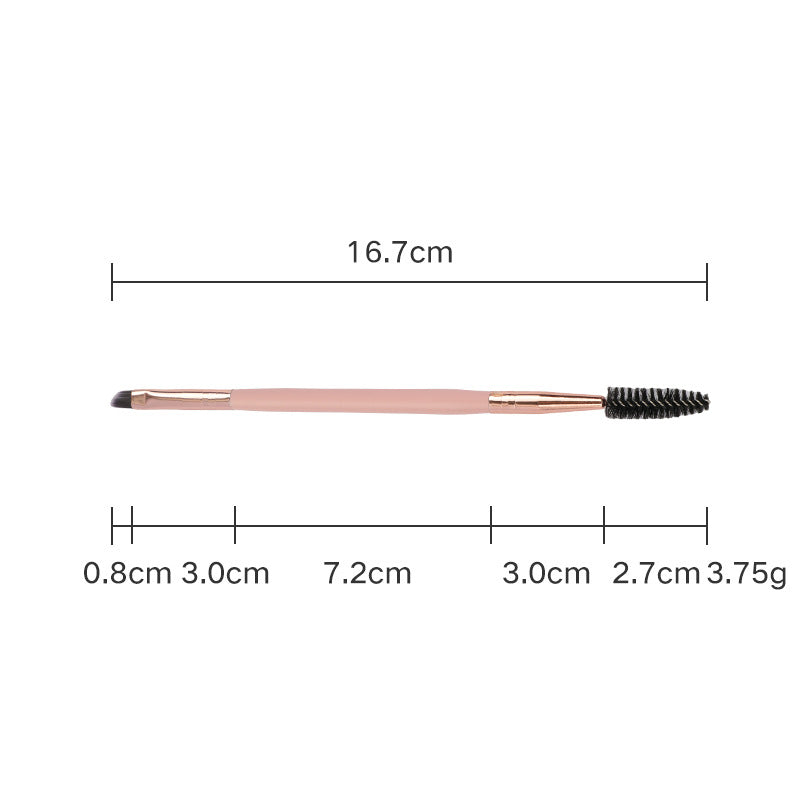 Cross-Border 16 pink makeup brushes suit rose gold makeup brush face powder foundation blush brush brow groomer makeup tools