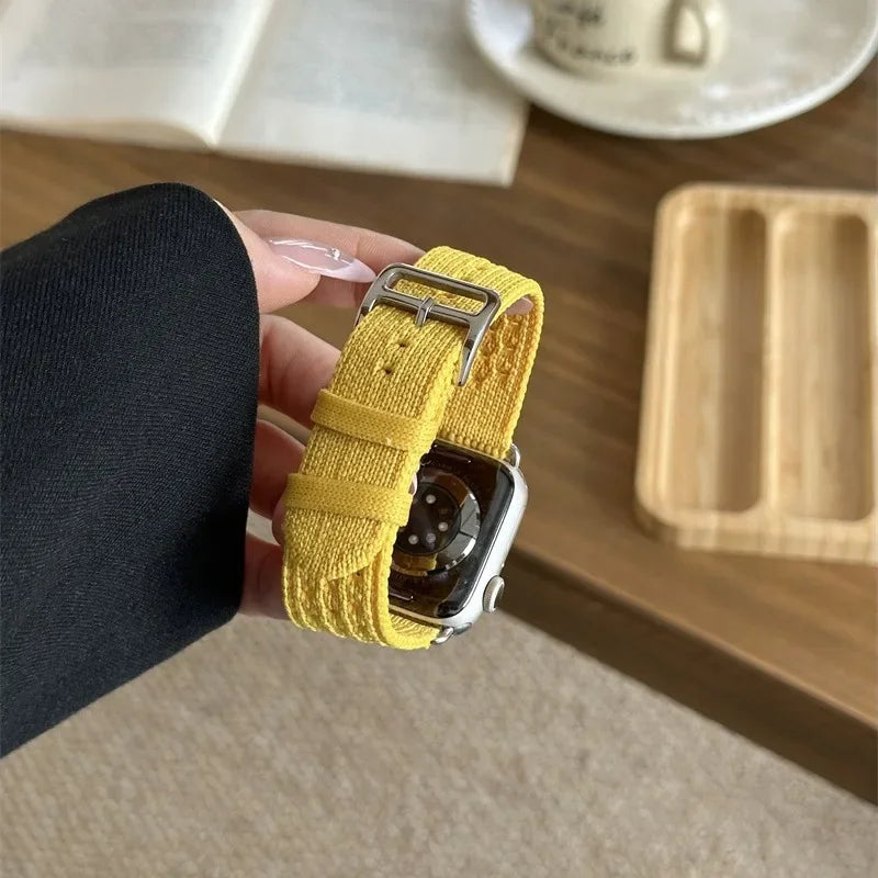 Suitable for AppleWatch watchband Apple watchband S1098 watchband iwatch654 generation woven watchband men and women se