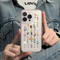 Fresh flowers for iPhone17PorMax phone case 16Pro Apple 13/14 transparent 15 foreign trade 12