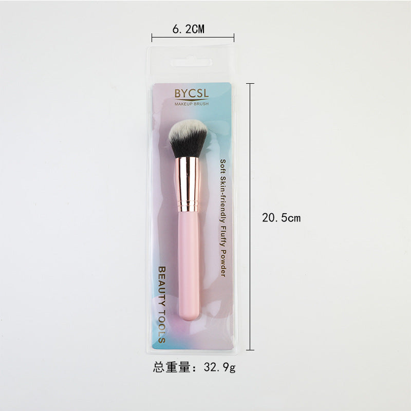 Cross-Border 16 pink makeup brushes suit rose gold makeup brush face powder foundation blush brush brow groomer makeup tools