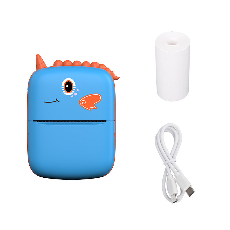Cross-border new A8 mini-portable printer Bluetooth connection ink-free thermal printing label printing gift wholesale