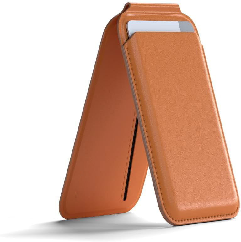 Applicable to Apple iPhone16 series mobile phone rotating shaft magnetic card holder MagSafe folding rotating bracket card holder