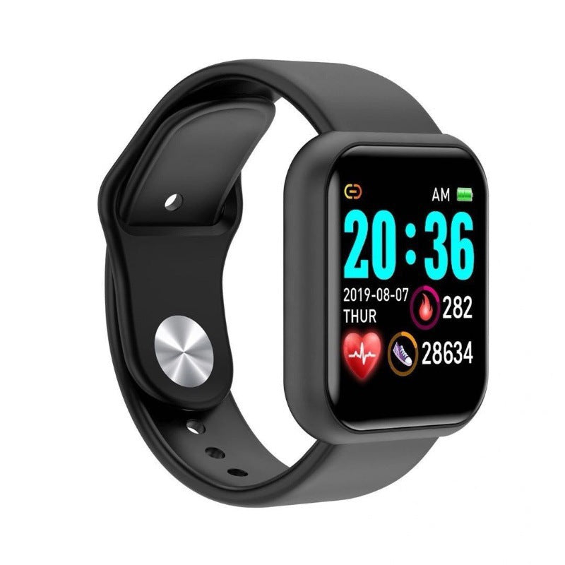 Cross-border hot sale smart bracelet Sports heart rate monitoring information push weather synchronization D20 smart watch