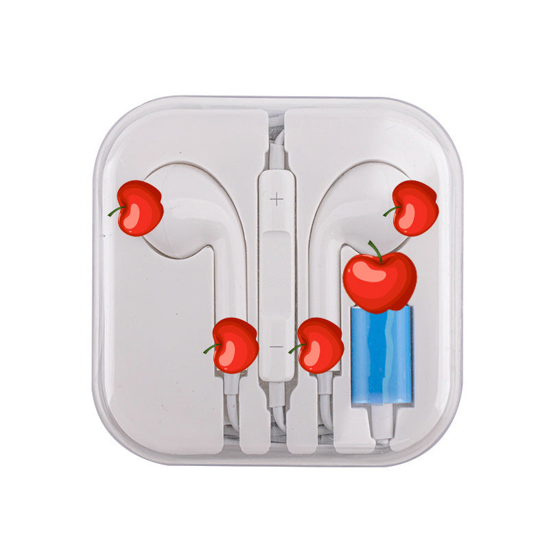 Mobile phone drive-by-wire headset Apple wired headset typec for 15 plug-and-play in-ear Huawei microphone with cable