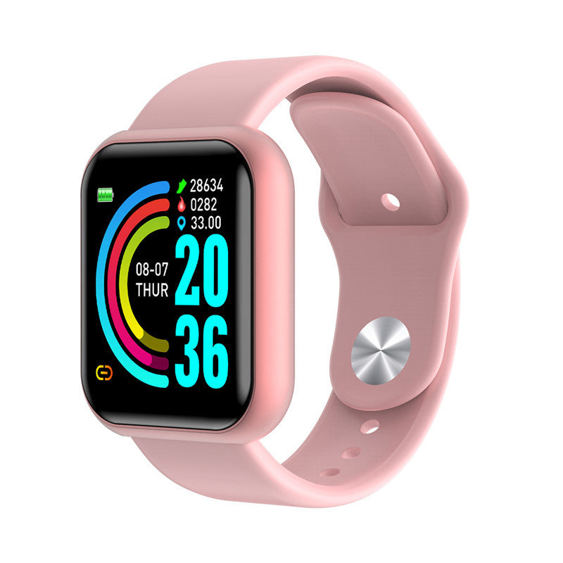 Cross-border foreign trade Y68 color screen smart bracelet D20 Bluetooth electronic bracelet gifts in stock