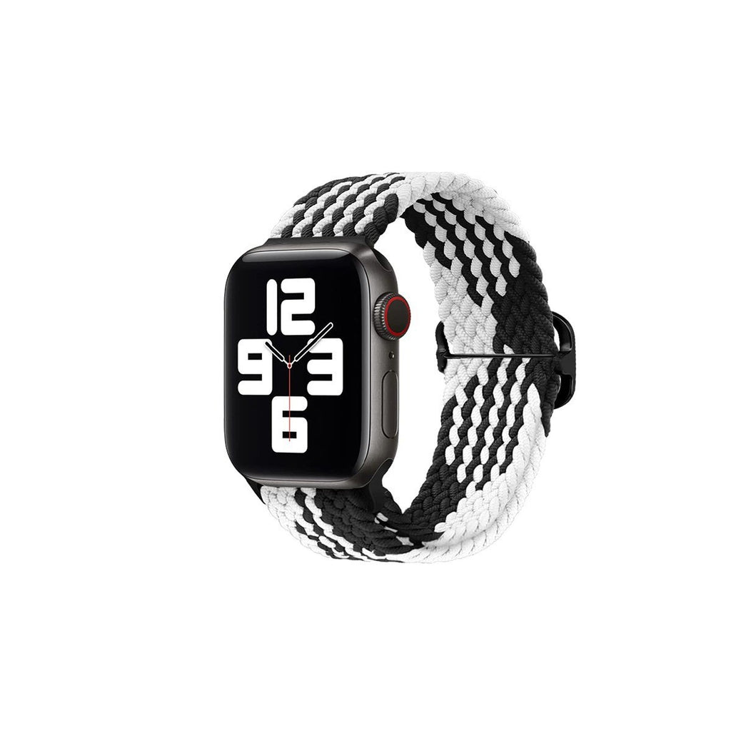Apple woven strap for applewatch10 smart watch nylon adjustable Japanese buckle elastic strap