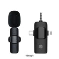 [Factory in stock] wireless microphone K1/K9/K6 plug-and-play intelligent noise reduction live broadcast collar clip microphone