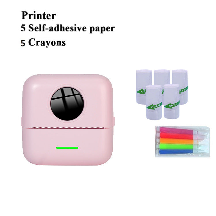 Cross-border new arrival portable mini student wrong question pocket printer label photo Bluetooth thermal printer