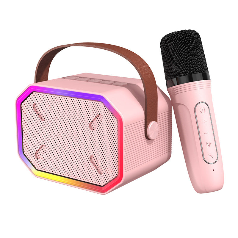 Lebo P3 Bluetooth audio wireless microphone boombox set small family KTV home karaoke artifact microphone