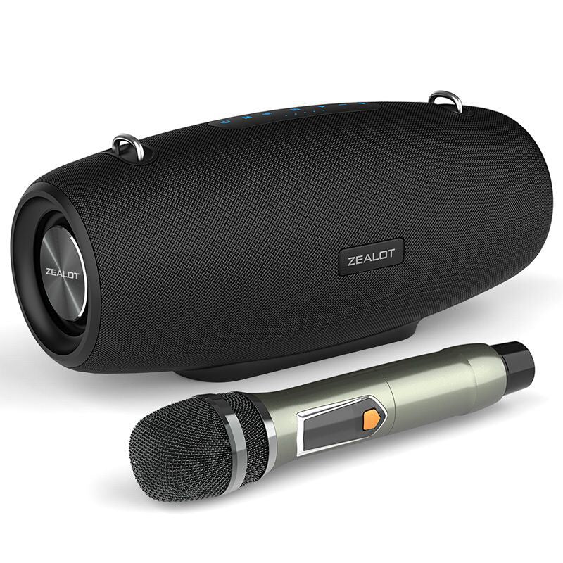 S67 High-power square dancing Bluetooth home karaoke speaker wireless dual microphone mouthpiece KTV audio 100W