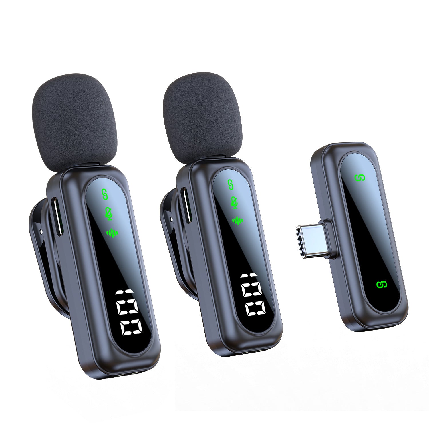 Wireless collar clip microphone L06 live short video shooting radio noise reduction recording pink mini microphone words