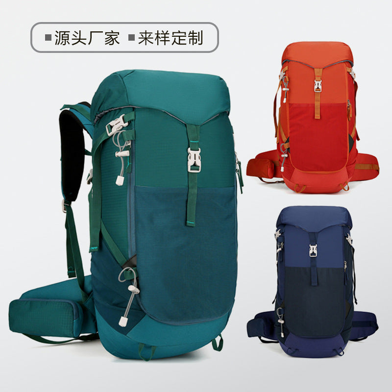 40 liters large capacity outdoor mountaineering bag camping tent backpack men and women gymnastic valise hiking travel luggage bag