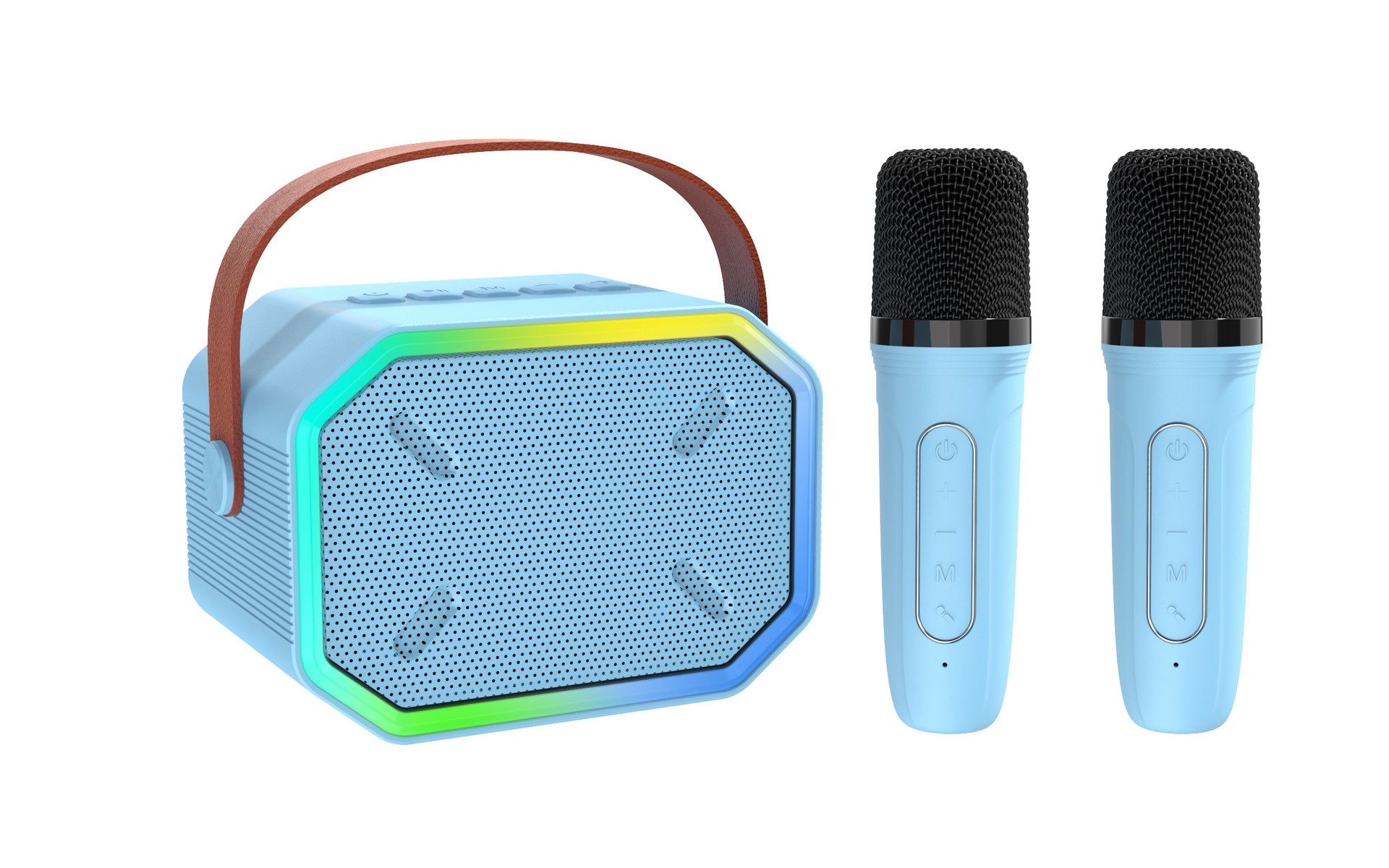 Lebo P3 Bluetooth audio wireless microphone boombox set small family KTV home karaoke artifact microphone