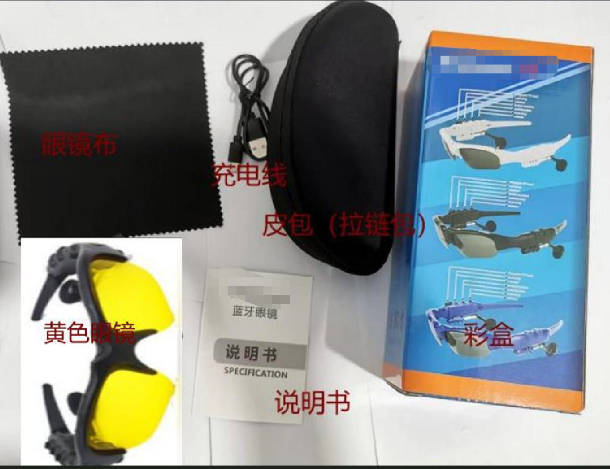 Bluetooth glasses headset 4.1 Earbuds in-ear stereo music listening glasses wireless sports polarized sunglasses RC