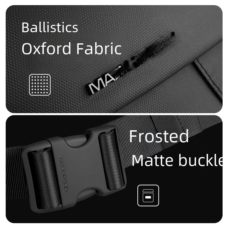 Marco Lyden new small chest bag men's leisure sports messenger bag fashion street trendy one-shoulder bag men's bag