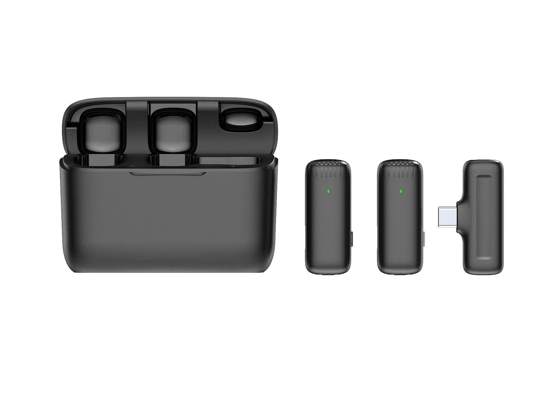 Cross-border hot wireless conference microphone Bluetooth live broadcast collar clip radio microphone J11 with charging warehouse in stock