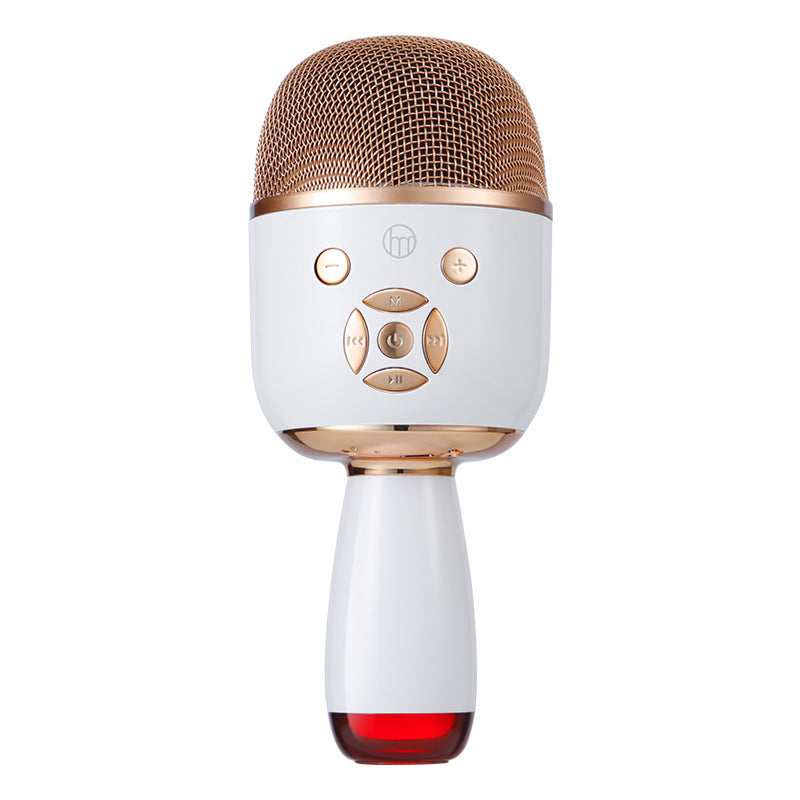 Bluetooth wireless microphone mobile phone singing artifact WeSing children microphone audio integrated home karaoke