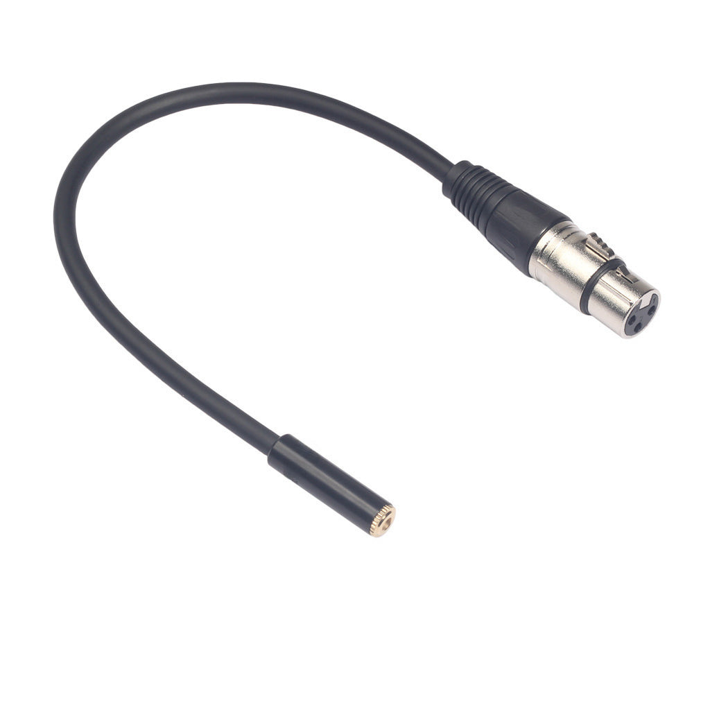 3.5 female to Cannon male microphone cord sound card microphone microphone audio cable connection condenser microphone 0.3m