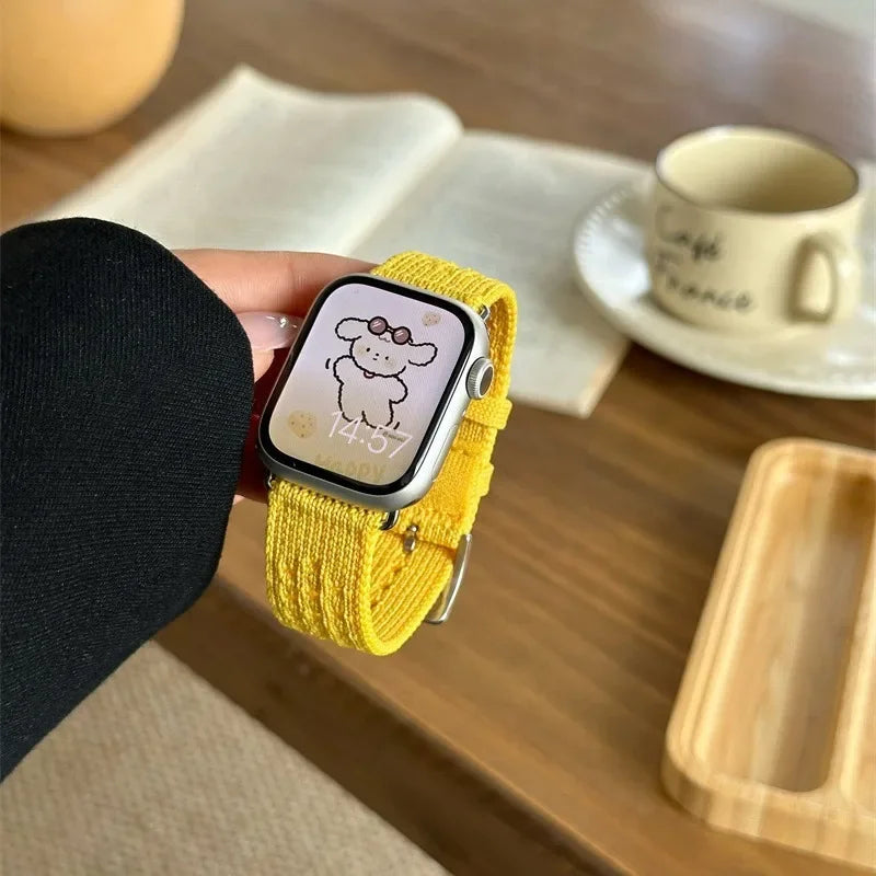 Suitable for AppleWatch watchband Apple watchband S1098 watchband iwatch654 generation woven watchband men and women se