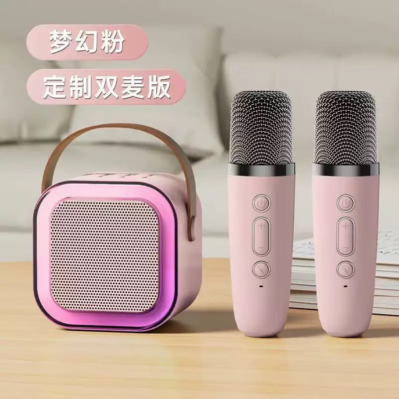 K12 PRO Bluetooth speaker wireless outdoor portable stereo colorful microphone integrated ktv microphone WeSing