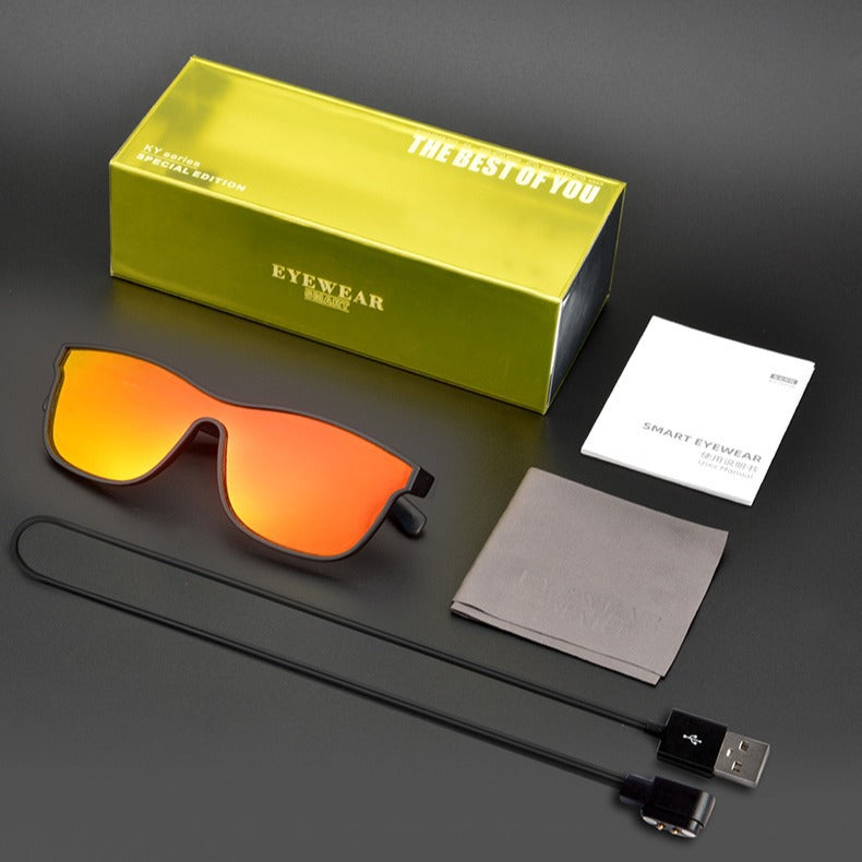 KY03 Smart Bluetooth Sunglasses – Colourful Lenses, UV Protection for Outdoor Sports