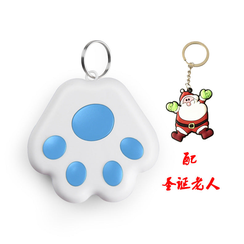 Smart dog's paw portable Bluetooth 5.0 pet mobile phone key wallet searching alarm anti-lost tracker locator