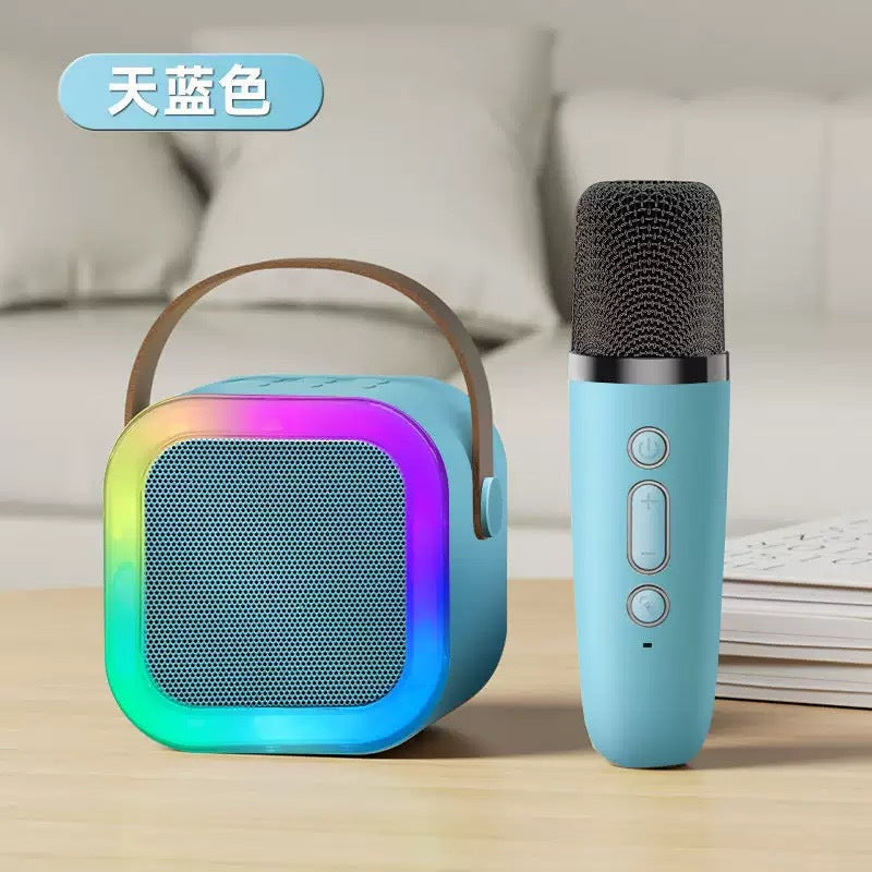 K12 PRO Bluetooth speaker wireless outdoor portable stereo colorful microphone integrated ktv microphone WeSing