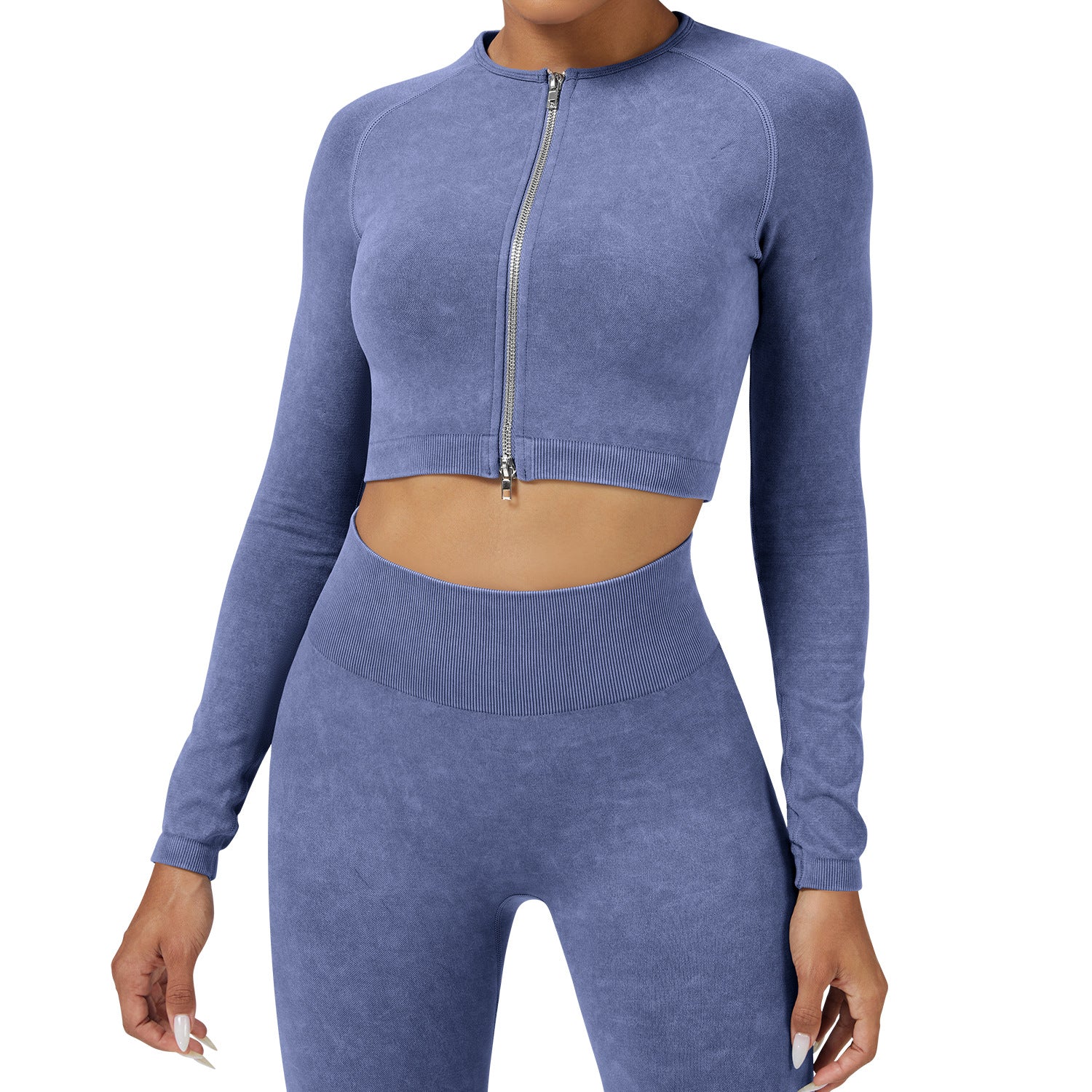 European and American Autumn Winter Tight Sports Set