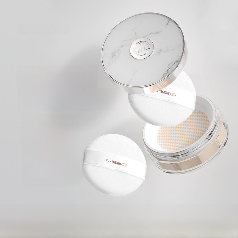 myg myg finishing loose powder as fine as smoke without powder oil control and waterproof sweat-proof oil-absorbing air powder water powder