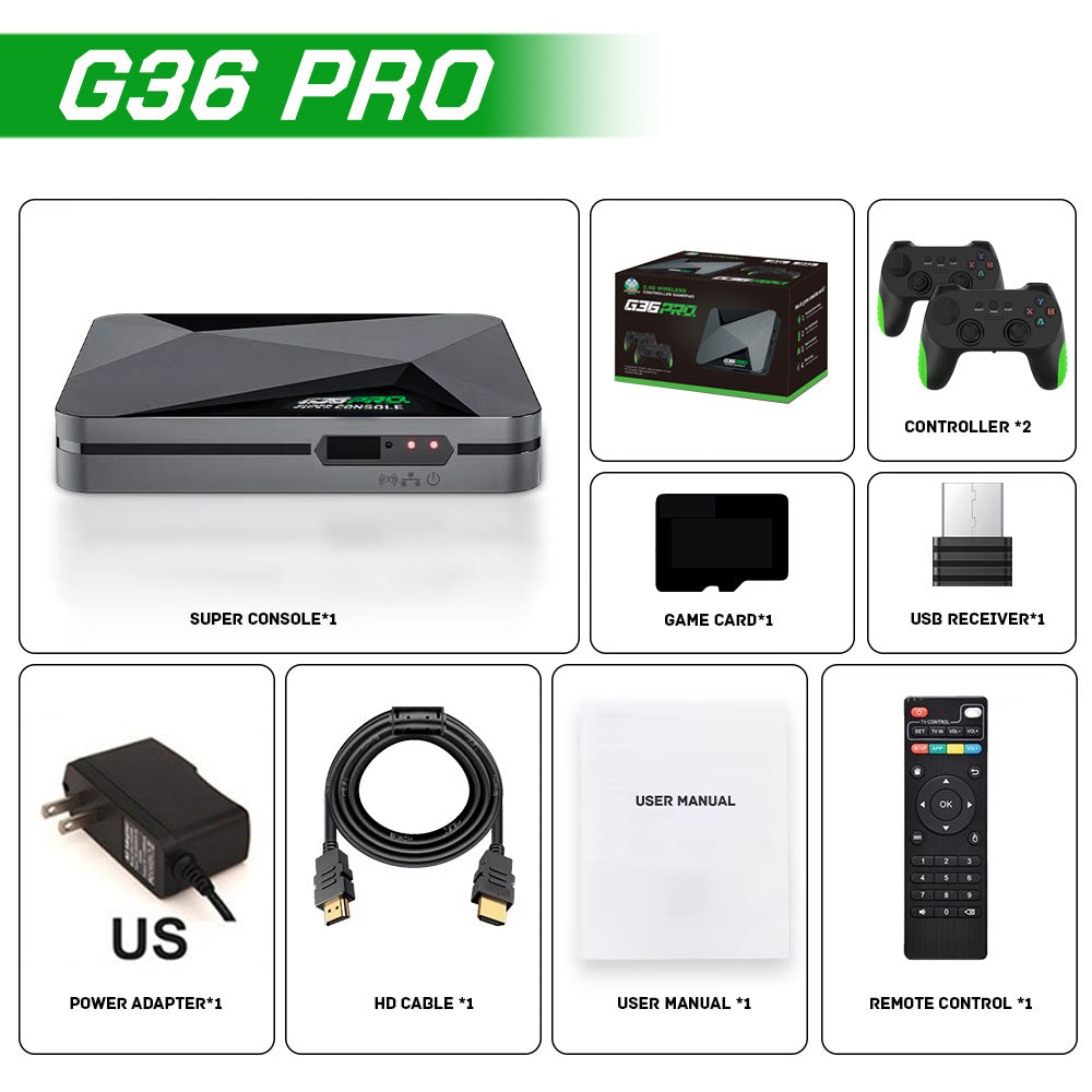 Super Console G36 Pro retro lavagame 4K HD classic video Game machine Game Bo