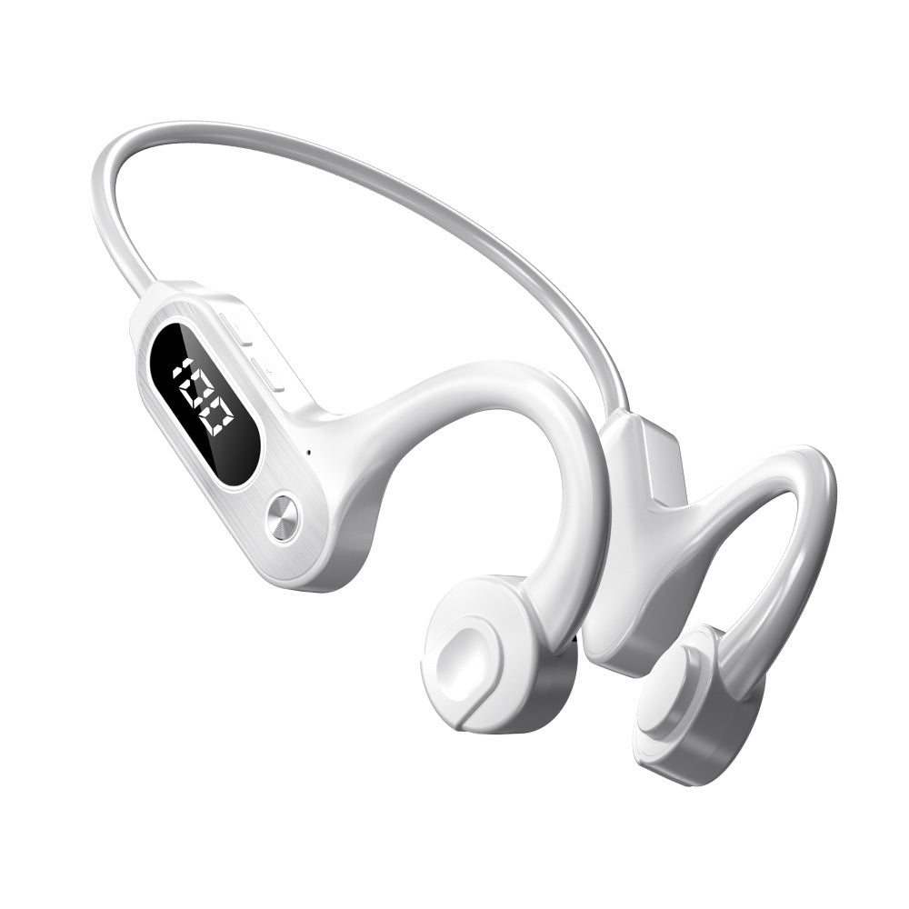 V30 wireless Bluetooth headset ear hook sports waterproof sweat-proof power display ultra-long standby for Apple Android