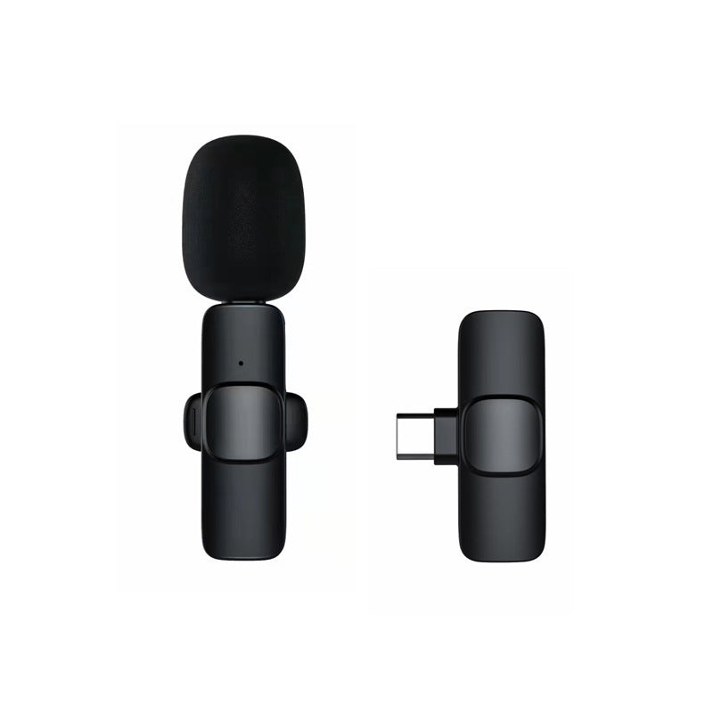 Wireless collar clip microphone L06 live short video shooting radio noise reduction recording pink mini microphone words