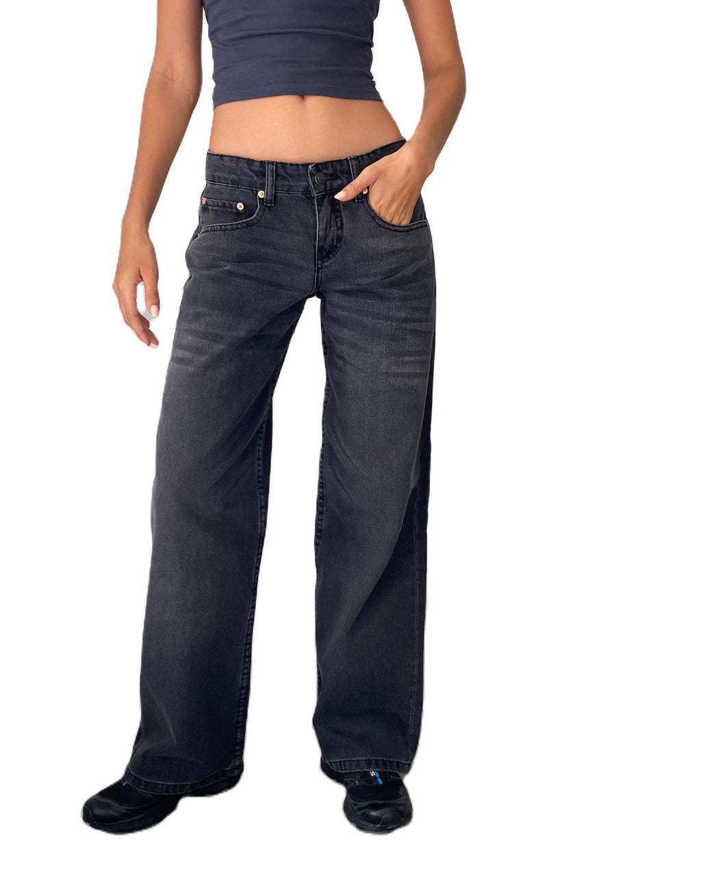 Exclusive for cross-border European and American ladies Denim Amazon AliExpress TEMU new women's straight jeans