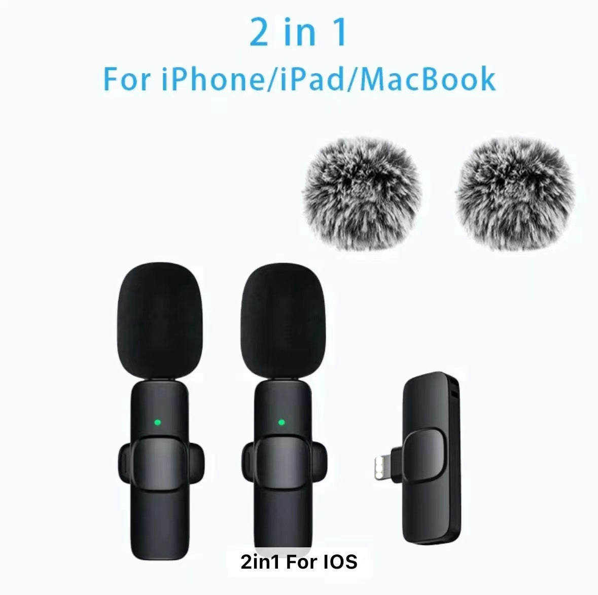 [Factory in stock] wireless microphone K1/K9/K6 plug-and-play intelligent noise reduction live broadcast collar clip microphone