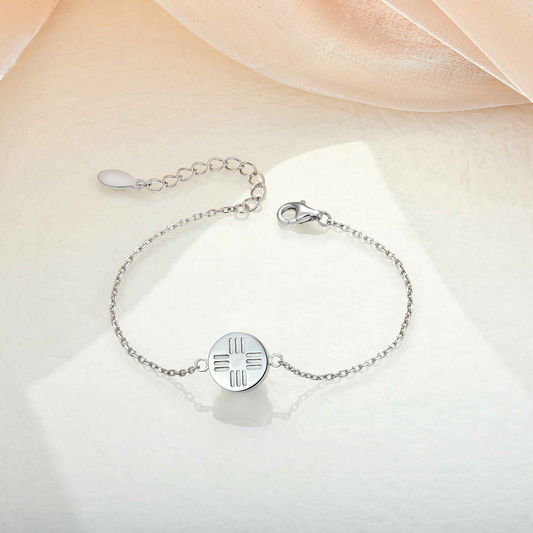 s925 silver moonstone necklace pendant Xiaohongshu Tik Tok live stream hot sale accessories female jewelry foreign trade Wholesale