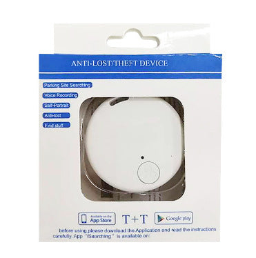 Round Bluetooth 5.2 Key & Phone Tracker – Anti-Lost Alarm Locator