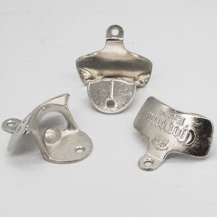 Cross-border supply creative wall-mounted fixed beer bottle opener Corona zinc alloy bottle opener