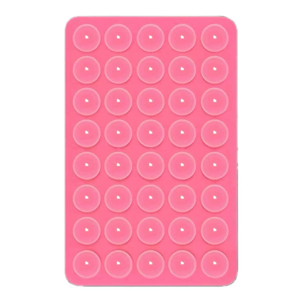 Cross-border factory wholesale mobile phone silica gel sucker 40 tablets double-sided sucker multi-functional square hot selling self-adhesive non-slip