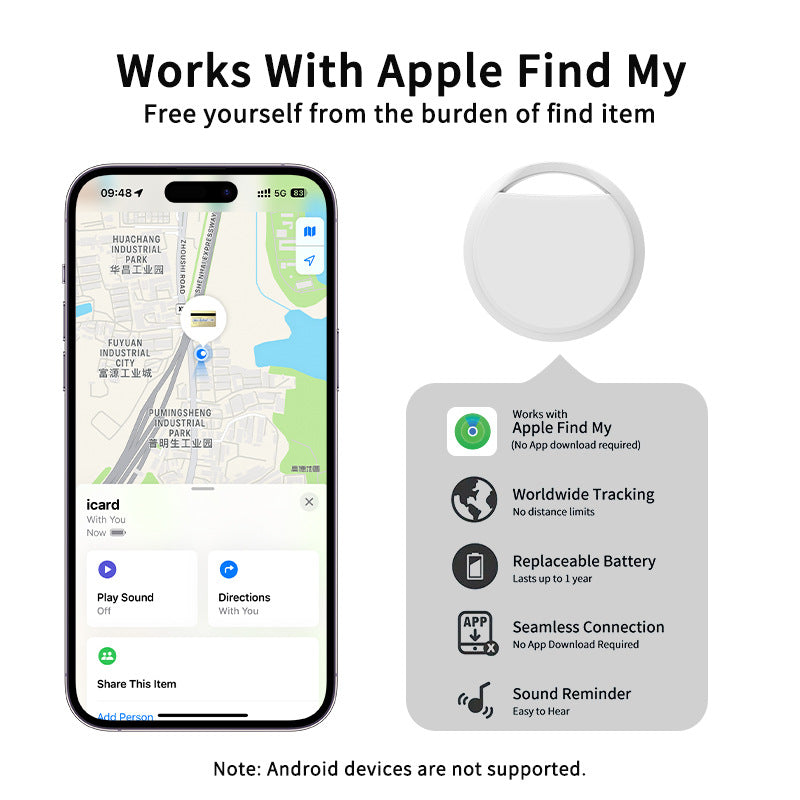 find my find airtag for Apple anti-loss alarm device Bluetooth pet tracking Smart Anti-lost locator
