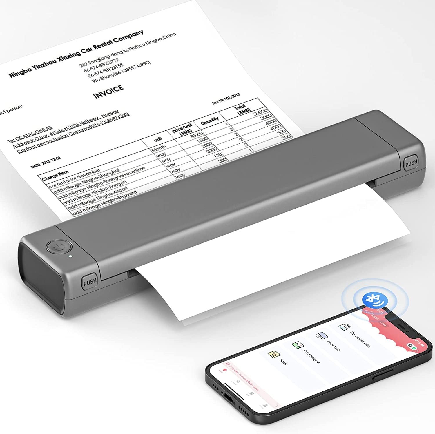 Phomemo cross-border portable mini printer wrong thermal printer office printing tattoo A4 printer