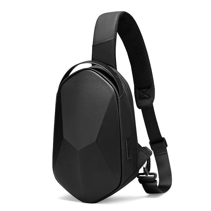 Mark Ryden new crossbody chest bag black men's shoulder bag 3D special shoulder bag casual fashion Men's bag