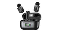 New wireless lavalier microphone mini microphone with digital display charging case live video recording noise reduction Radio