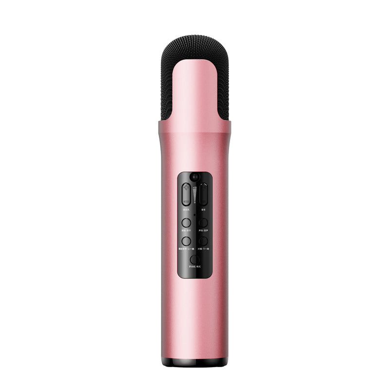 Cross-border K8 integrated microphone with audio remote control gadget for singing songs Bluetooth wireless microphone mobile phone karaoke microphone