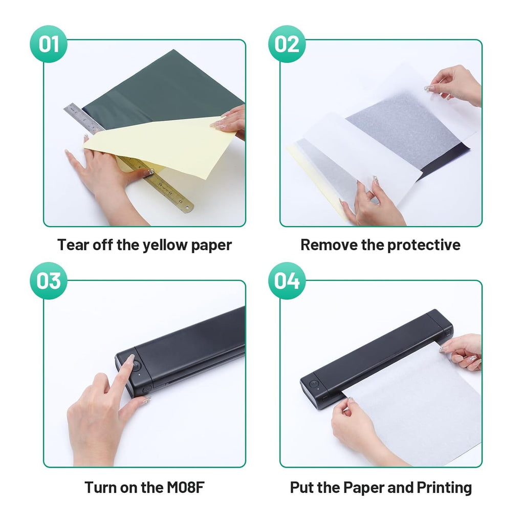 Phomemo cross-border portable mini printer wrong thermal printer office printing tattoo A4 printer
